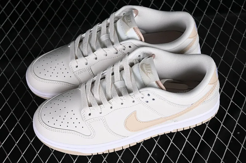 All categories Nk SB Dunk series Nk SB Dunk Low low-top sneakers Nk Dunk Low Retro "Sanddrift" white gold SB smashed backboard fashion casual sneakers DV0831-003